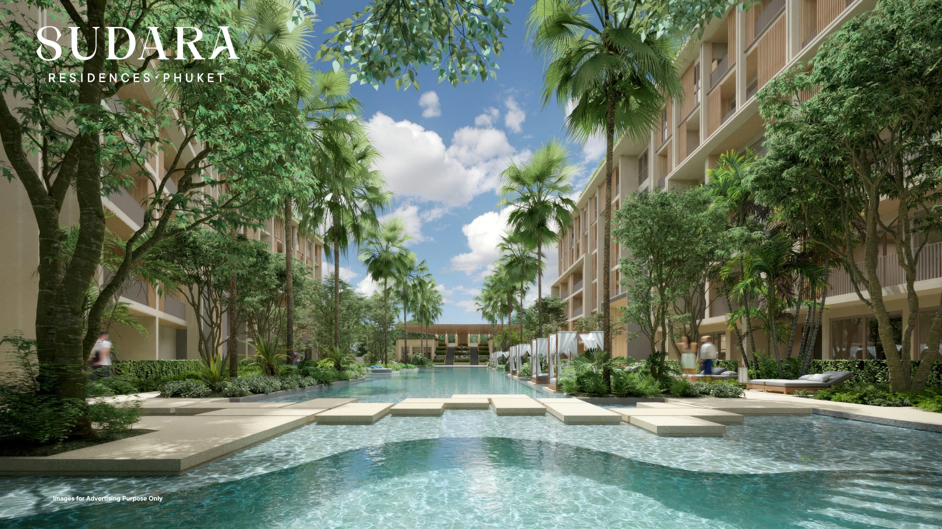 50-metre resort pool
